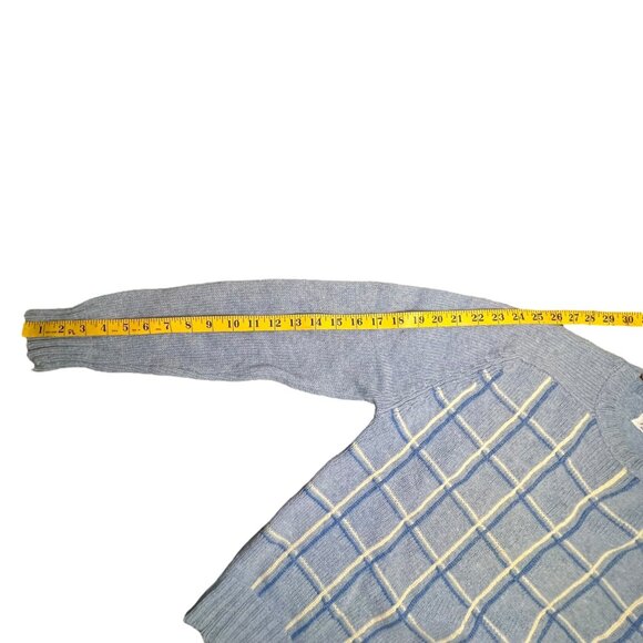 Vintage 100% Scottish Shetland Wool Lady Clansmen Grandma Preppy England Sweater - Picture 6 of 9